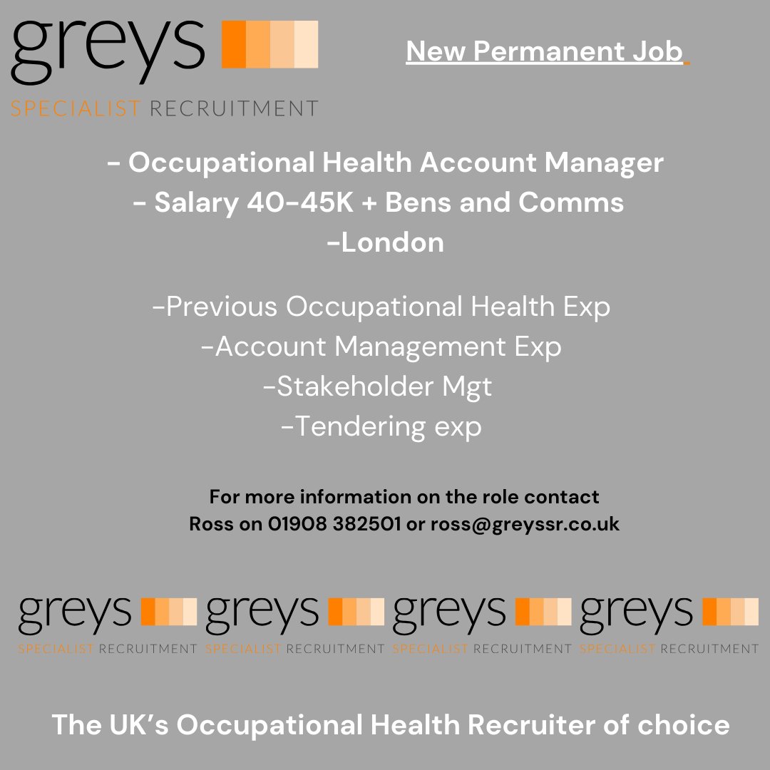 Occupational Health tweet media