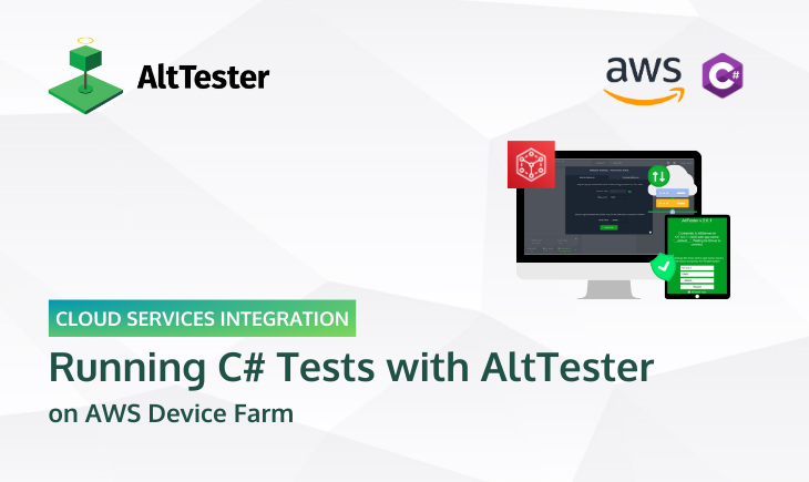 You're interested in running your AltTester-based automated tests in AWS Device Farm? 

In this #tutorial, part of the #CloudServicesIntegration series, Alexandra from the #AltTesterTeam takes you through the process of writing automated tests in C# with AltTester, and running…
