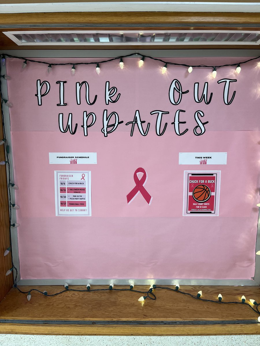 Unami’s Pink Out Activities are under way!  ⁦⁦<a href="/CBUnamiMS/">Unami Middle School</a>⁩ ⁦<a href="/MissNolanHPE/">Ms. Nolan</a>⁩ #pinkout