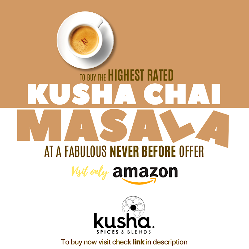 kushaspices's tweet photo. Our Premium Chai Masala is the highest rated in the market. It is the only Chai Masala which contains Original Premium Kashmiri Saffron from Pamphore. We now have a never-before-never-again 20% off promotion on it, exclusively on Amazon. Avail it https://t.co/3sHgXOzUou https://t.co/EWpMAxbWbC