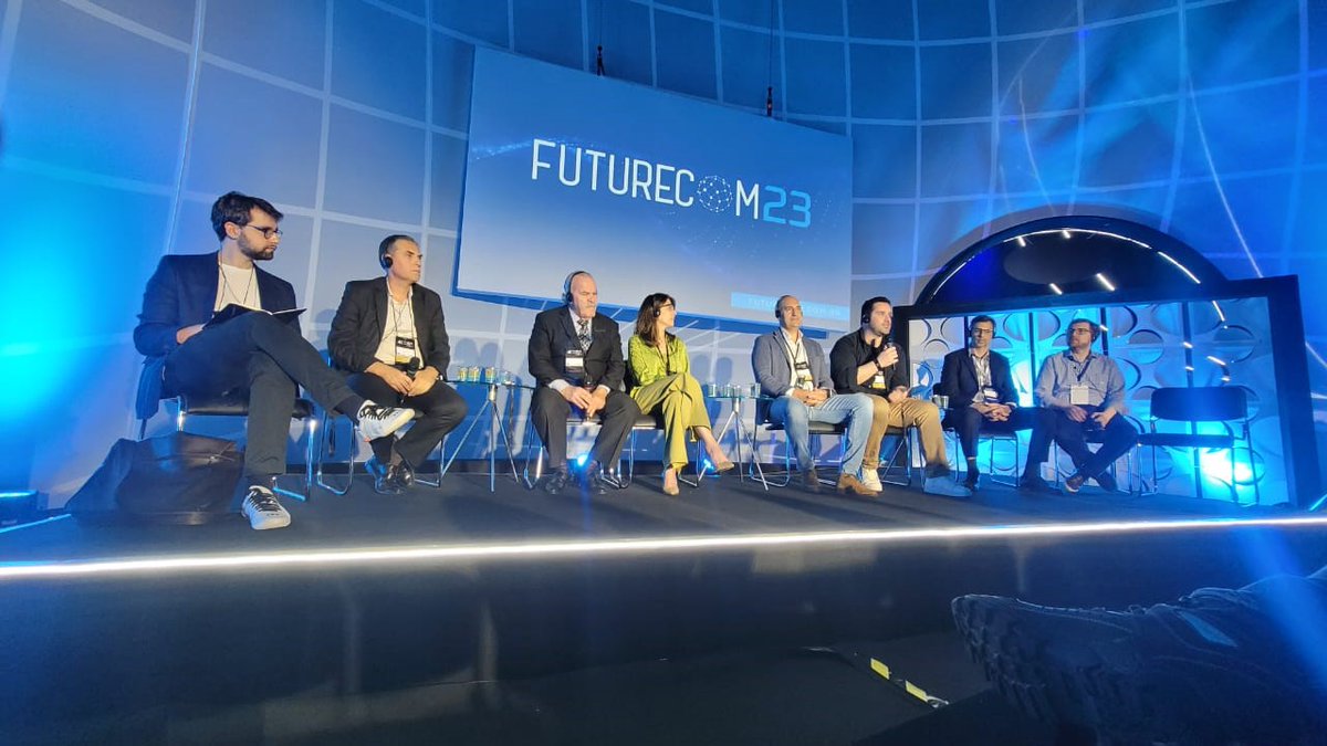 tecnotree's tweet photo. Day One at #Futurecom23 exceeded our expectations! Here’s a look at the thrilling panel discussion on ‘5G, AI and Automation in Healthcare’. Don’t miss the action at Futurecom, São Paulo Expo, and be sure to meet us at Booth #G98.
#TecnotreeCorporation #Futurecom #5G #AI https://t.co/X4qoQ5RS4o