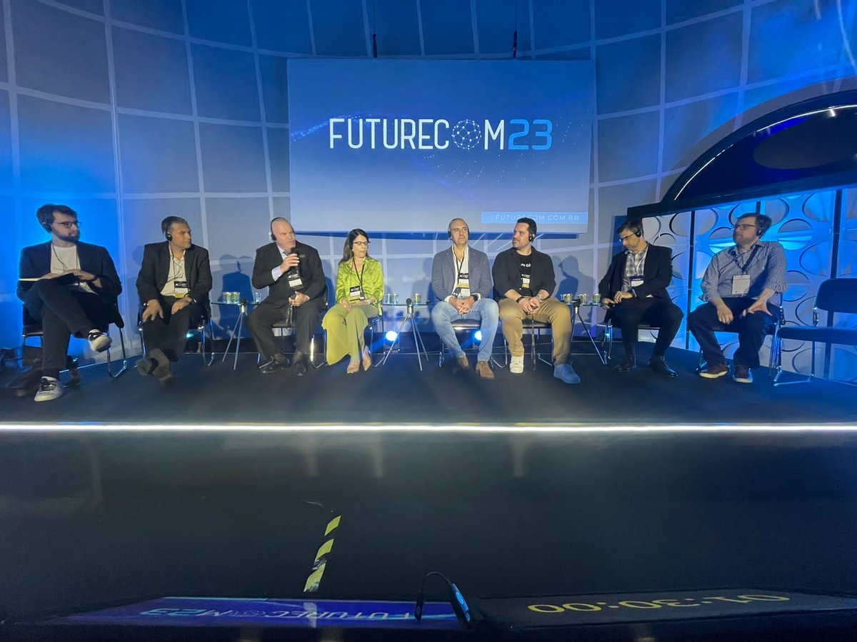 tecnotree's tweet photo. Day One at #Futurecom23 exceeded our expectations! Here’s a look at the thrilling panel discussion on ‘5G, AI and Automation in Healthcare’. Don’t miss the action at Futurecom, São Paulo Expo, and be sure to meet us at Booth #G98.
#TecnotreeCorporation #Futurecom #5G #AI https://t.co/X4qoQ5RS4o