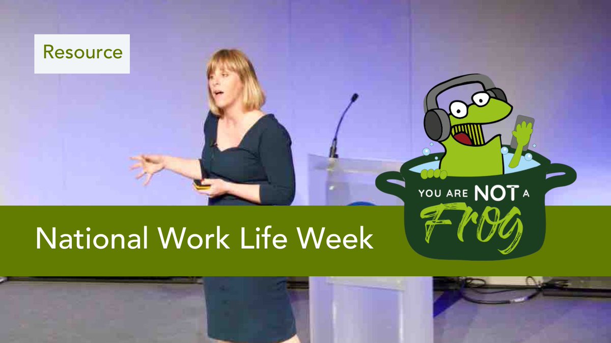 PCRSUK's tweet image. It is #NationalWorkLifeWeek. 

At the #PCRS2023 Conference, we were joined by @DrRachelMorris of @YouAreNotAFrog1 podcast. 

Why not give yourself time this week to tune in to the pod to hear some life hacks aimed at busy HCPs who want to beat burnout and work happier. 🎧
