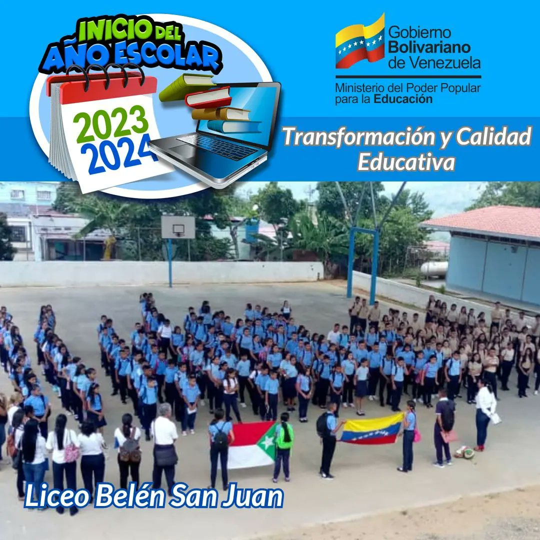 #4Oct|| Nuestros/as niños/as y adolescentes asisten con alegría a los ambientes de aprendizaje. 

Formamos  junto a la familia, la escuela y la comunidad a la muchachada de la patria.

#SomosMayoríaDePaz #VenezuelaPresenteEnLaEscuela <a href="/nicolasmaduro/">Nicolás Maduro</a> <a href="/_laavanzadora/">Yelitze Santaella</a>