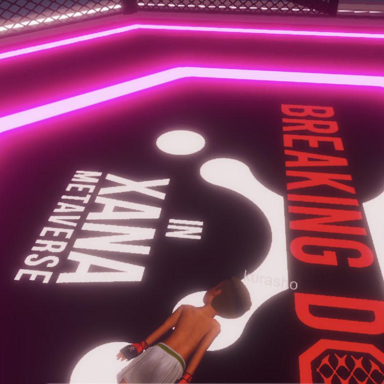 rs511shogogame's tweet photo. 本戦に出られなくても、
XANAメタバースでBreakingDown🥊
会場の再現度、音楽、共に最高✨
入場、リングインからの・・・
ブレイキングダウン
#XANA #BreakingDown9.5 https://t.co/jifqfo9Ag8