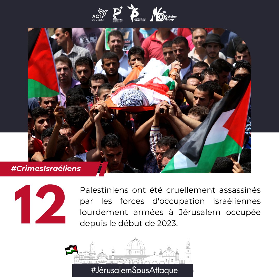 act4palFr's tweet photo. #JérusalemSousAttaque
#CrimesIsraéliens
#JerusalemUnderAttack
#IsraeliCrimes https://t.co/echXH5eJNx