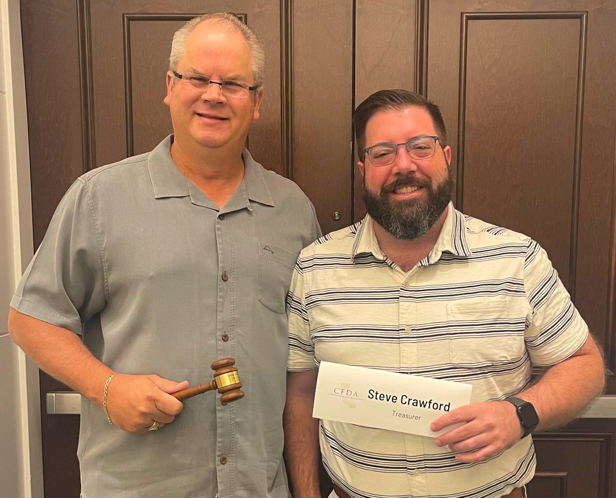 TridentSociety's tweet photo. "The year has already gotten off to a productive start": At first official meeting of California Funeral Directors Association (CFDA), Trident #SanJose Service Mgr Stephen Crawford (w/CFDA President Sean Douglass) presided as both Treasurer &amp; FDA Legislative Committee chair.👏 https://t.co/9TuuC1qbhg