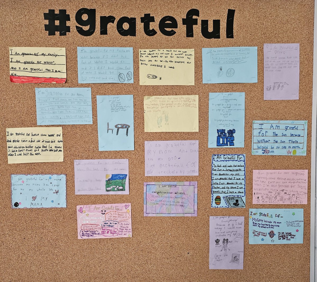 dilpreet_kk's tweet image. Grade 4s and 5s have been working on our GRATITUDE wall. (Social Emotional learning) What are you grateful for you @PeelSchools
@RedWillowPS @ZohrinM @jrleduc22
@PDSBDirector
#buildingrelationships 
#classroomcommunity 
#senseofbelonging