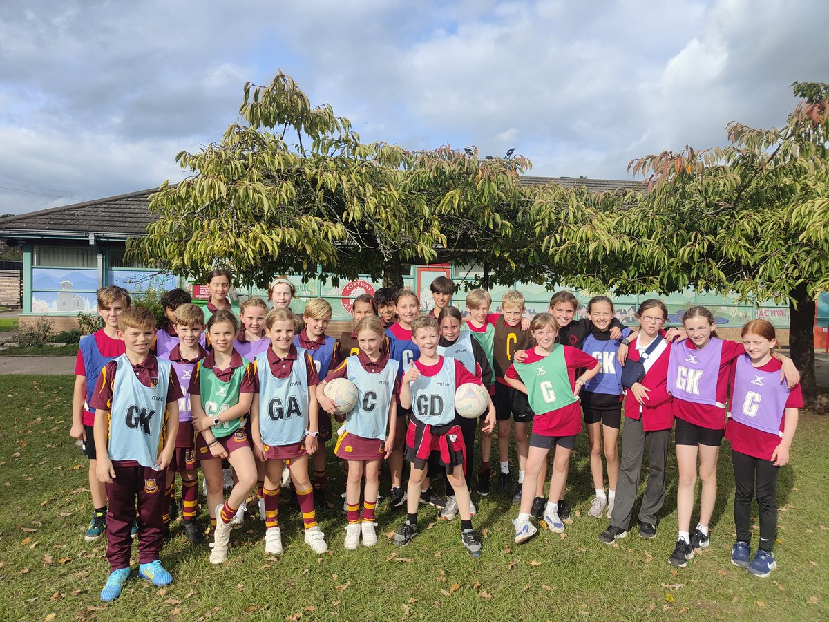 Our first netball game of the year and we loved hosting @oldvicarageschool. We had so much fun playing against you and with you!