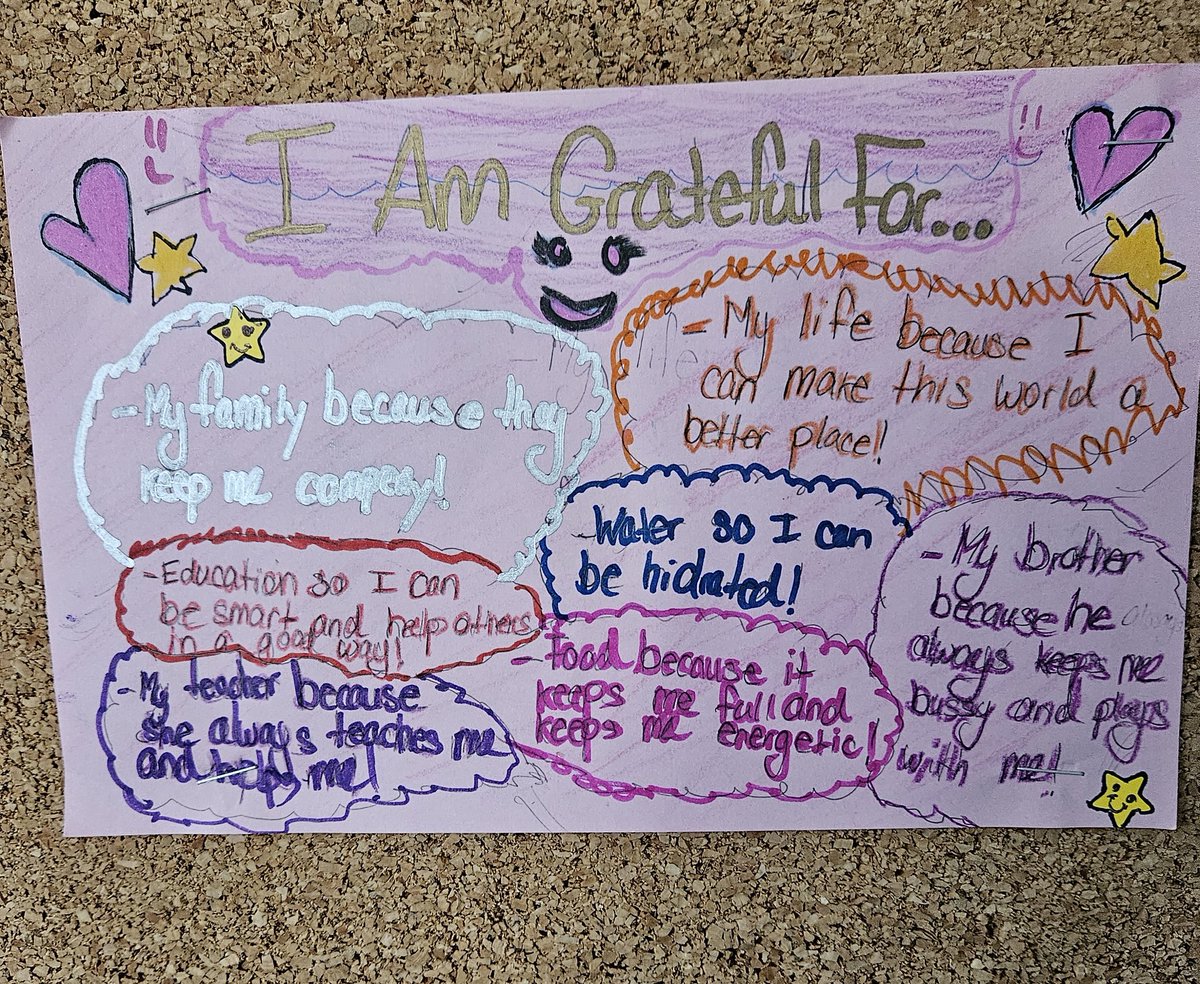 dilpreet_kk's tweet image. Grade 4s and 5s have been working on our GRATITUDE wall. (Social Emotional learning) What are you grateful for you @PeelSchools
@RedWillowPS @ZohrinM @jrleduc22
@PDSBDirector
#buildingrelationships 
#classroomcommunity 
#senseofbelonging