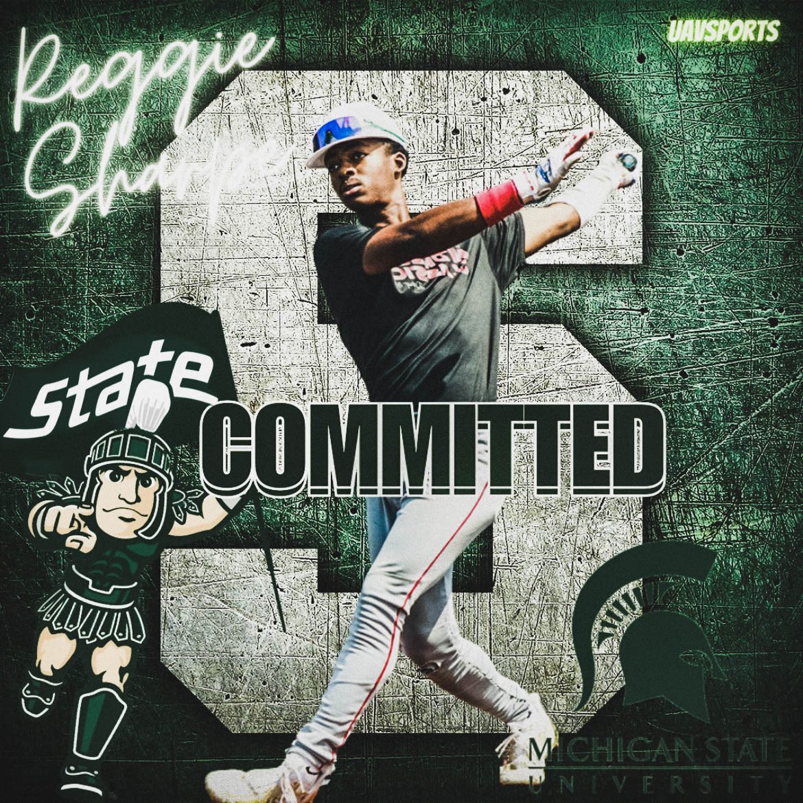 After long talks with my family and advisors, I have decided to commit to Michigan State University to further my academics and play baseball. Thank you Coach Boss and #GoGreen! ⚾️💚🤍@BossJake @DanCimini1 @CombineBase @B_Sakowski_PG @MSUBaseball @LiggettSports @PBRMIScout