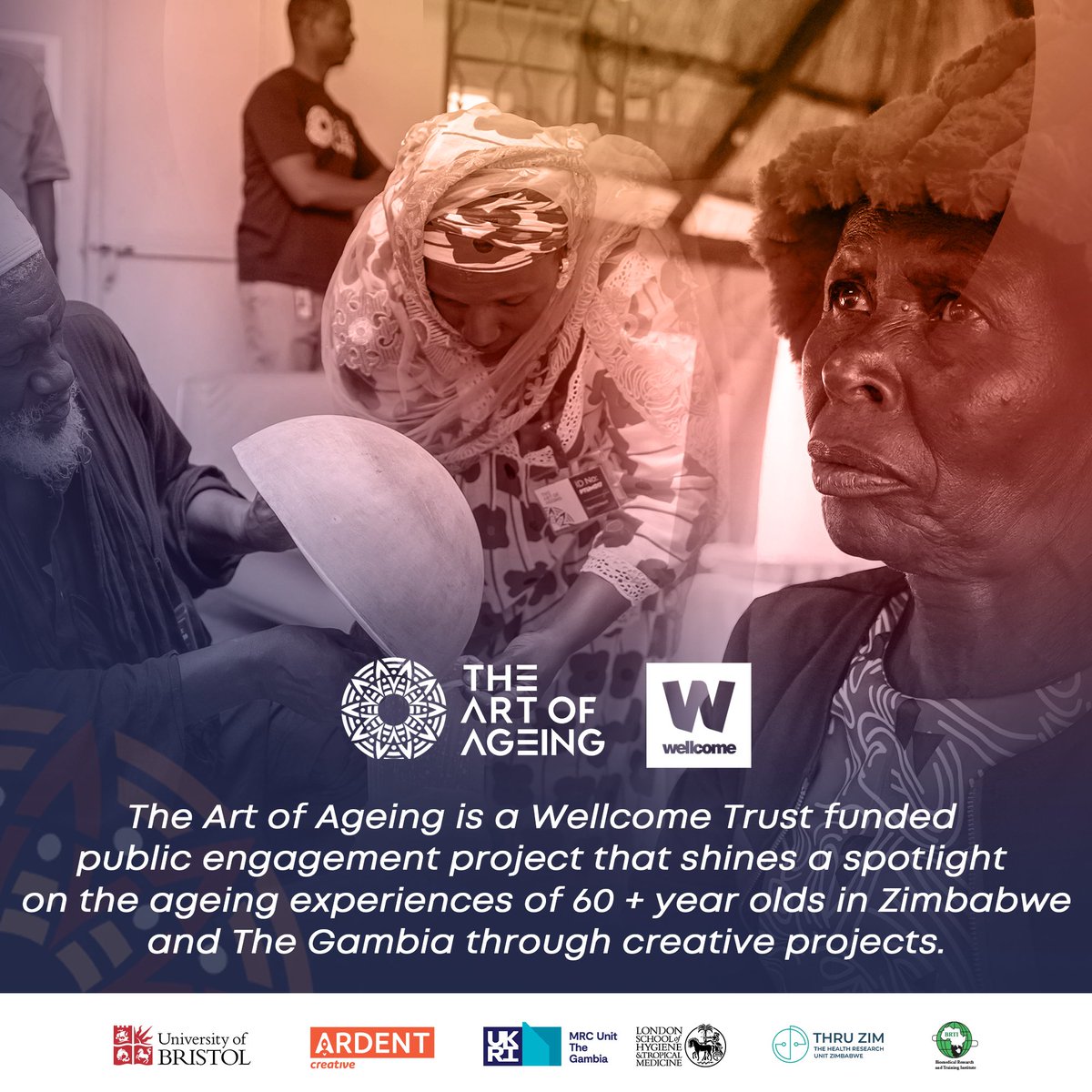 🌟✨ As the Art of Ageing Competition entries pour in from the Gambia and the competition finalists in Zimbabwe work on their final projects, 

We are reminded that age is an opportunity for endless creativity and self-expression ♻️✨️

#ArtOfAgeing #healthyageing #Creativity