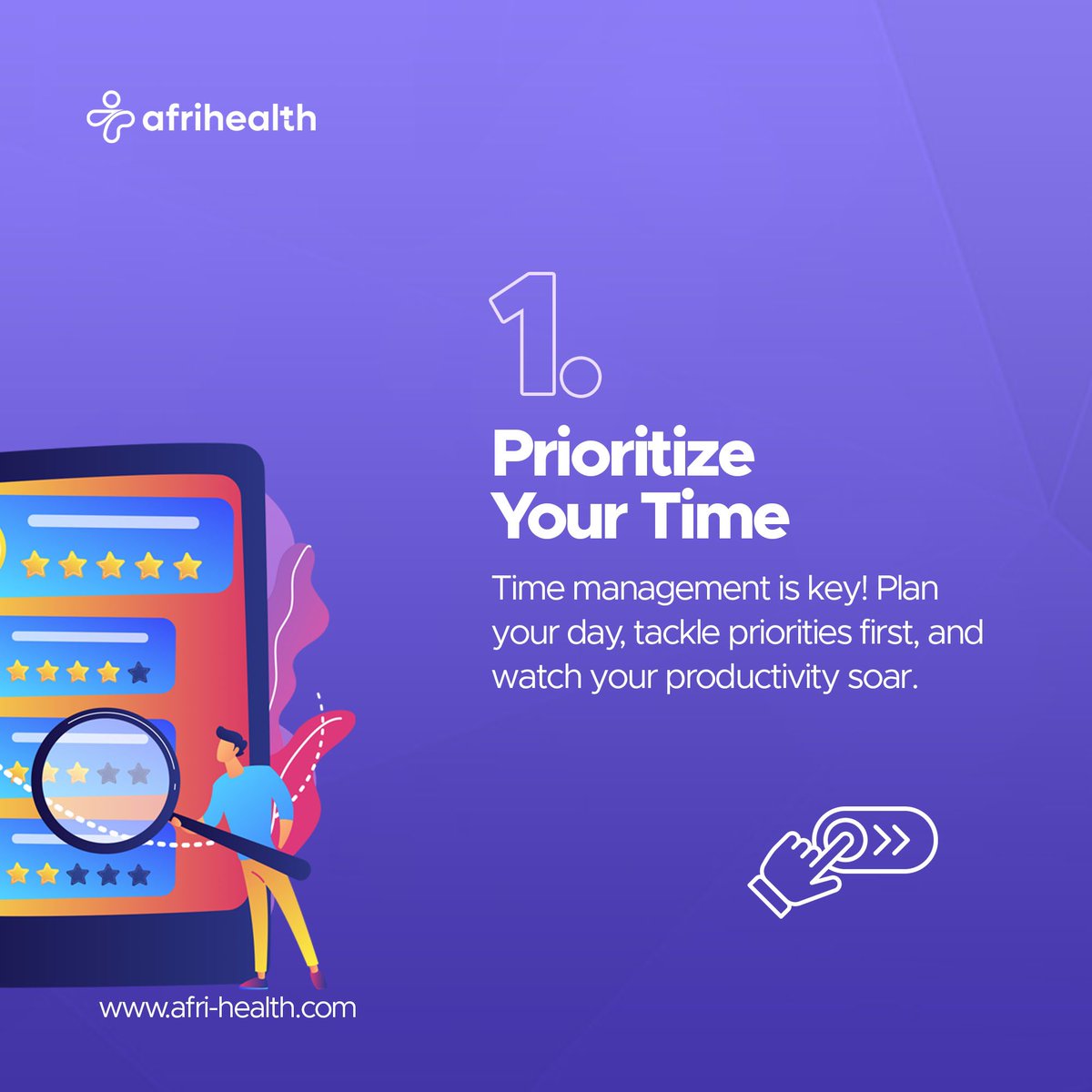 afrihealthltd's tweet image. Boost your performance with these 3 game-changing hacks! 

Swipe ➡️ to uncover the secrets. 💪 

Tag a friend to help them. 💜

#PerformanceHacks #Hacks #Health #Healthtips #healthyliving #Rigourplus #Afrihealth