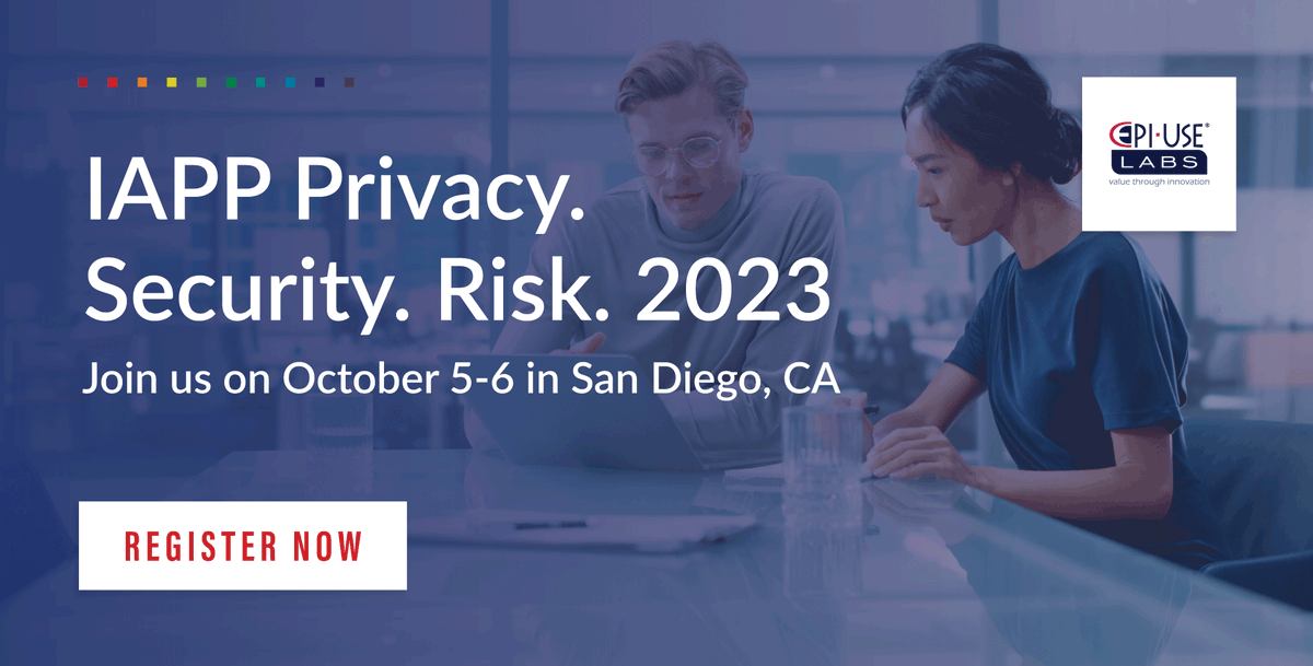 📣 The IAPP PSR Conference starts tomorrow! Join us at the Marriott Marquis San Diego Marina! 🔓 Visit Booth #116 to meet our experts, grab free swag, and get a chance to win a sweet prize. Register now: hubs.la/Q0241v650 #Privacy #PSR2023 #DataSecurity #SanDiego #IAPP