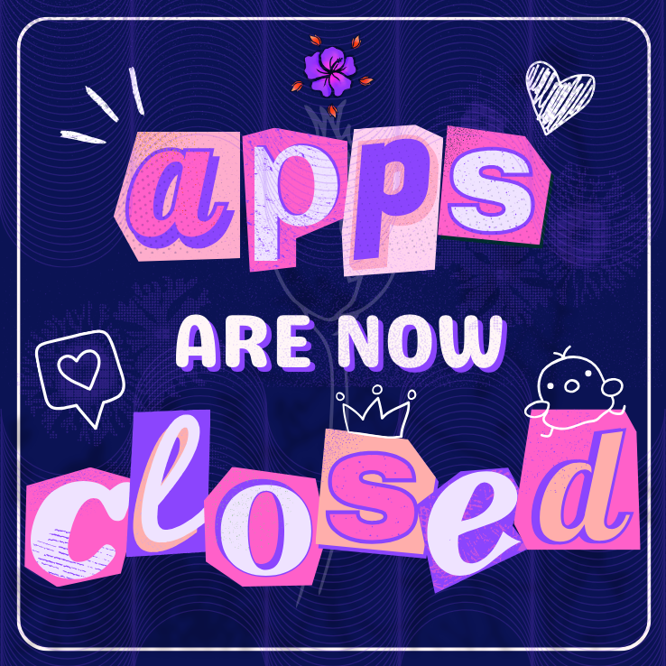 SolacePisay's tweet photo. Closing time… 🕛 Every new beginning comes from some other beginning's end… 👭
Thank you to everyone who showed interest and applied! 🥰 We're excited to #CreateSafeSpaces 💜 and #BloomWithYou 🌺 https://t.co/5IIUf1v8QD