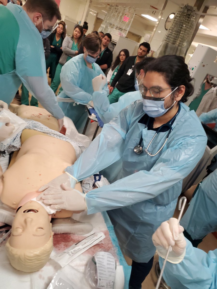 SteveWeinman's tweet photo. Another successful Trauma Sim this morning.  Kudos to St. Joseph's Surgery and Emergency Medicine Residents and especially to the Emergency Nurses for promptly intervening and faciliationg a trip to the OR!   @sjh_nj @StJoesEM https://t.co/LVQyIMPvq9