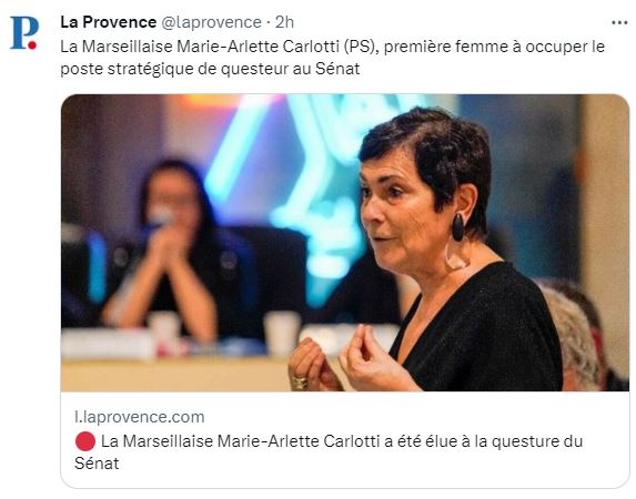 Ensemble, pour les Marseillais ! (@ensembleplm) on Twitter photo Le Sénat plus féministe que la mairie de #Marseille ! Cf <a href="/MicheleRubirola/">Michèle Rubirola</a> chassée du poste de Maire par le #putsch de <a href="/BenoitPayan/">Benoît Payan</a>. Rappel : droit de vote (De Gaulle), loi Neuwirth (pilule), loi Veil (avortement), loi Bousquet-Geoffroy (violences) portés par....la droite ! Le Sénat plus féministe que la mairie de #Marseille ! Cf <a href="/MicheleRubirola/">Michèle Rubirola</a> chassée du poste de Maire par le #putsch de <a href="/BenoitPayan/">Benoît Payan</a>. Rappel : droit de vote (De Gaulle), loi Neuwirth (pilule), loi Veil (avortement), loi Bousquet-Geoffroy (violences) portés par....la droite !