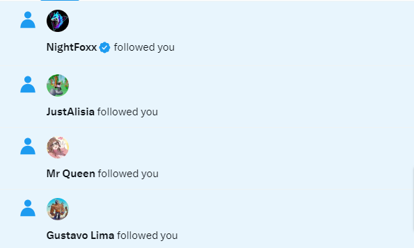 Got on this morning and saw this. My favorite creator is following me now. How would you react? @MrNightfoxx TY and now I have to work harder to make better contents. Our family gaming set up video coming soon.