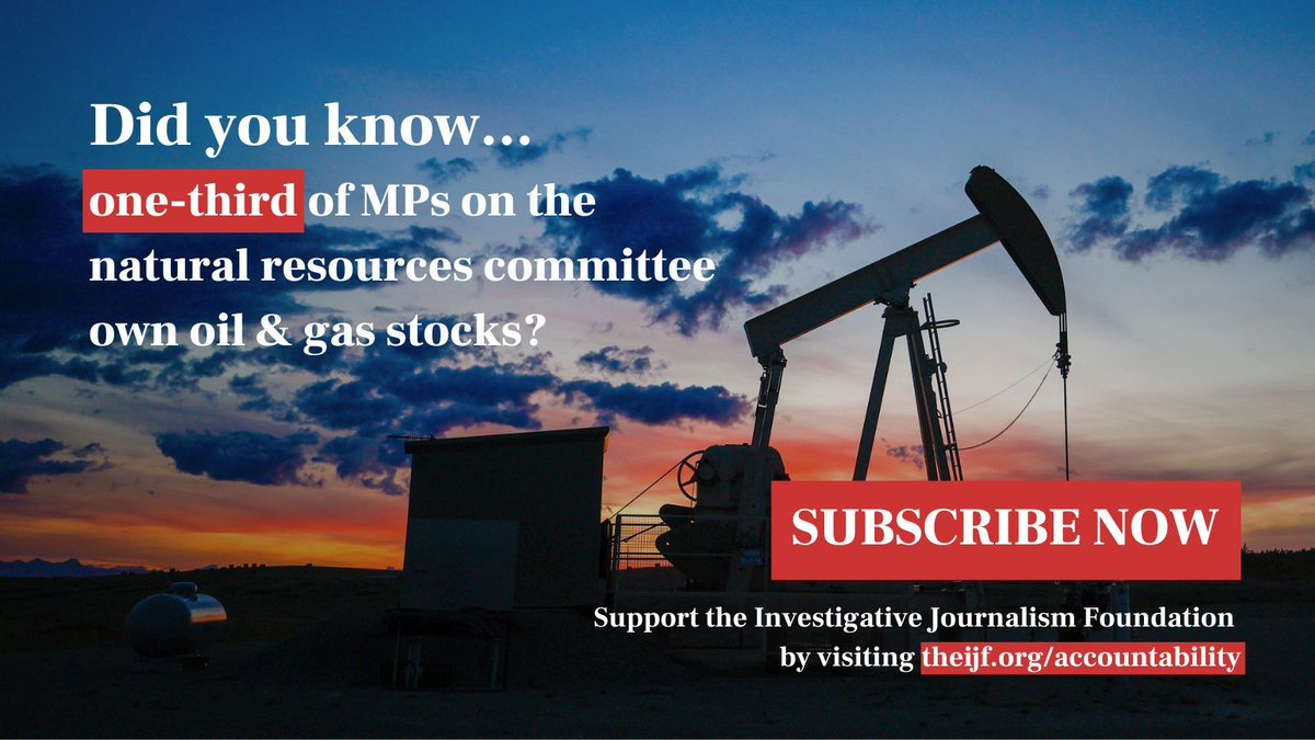 ICYMI, this October, we’re raising money to build Canada’s first-ever database of politicians' financial assets!

Visit theijf.org/accountability to learn more.