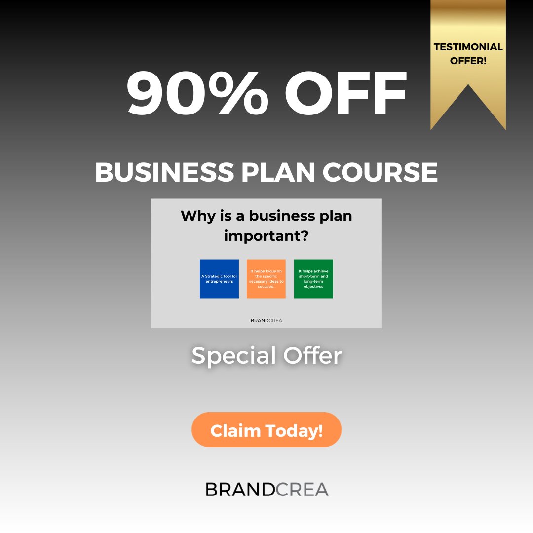 BRANDCREA's tweet image. Keep up with the latest by following our page. @brandcrea 

#Brandcrea #BusinessPlan #CourseDiscount #Entrepreneurship #OnlineLearning #Testimonials #BusinessStrategy #OnlineCourse #FreeSupport #Entrepreneurs #Startups