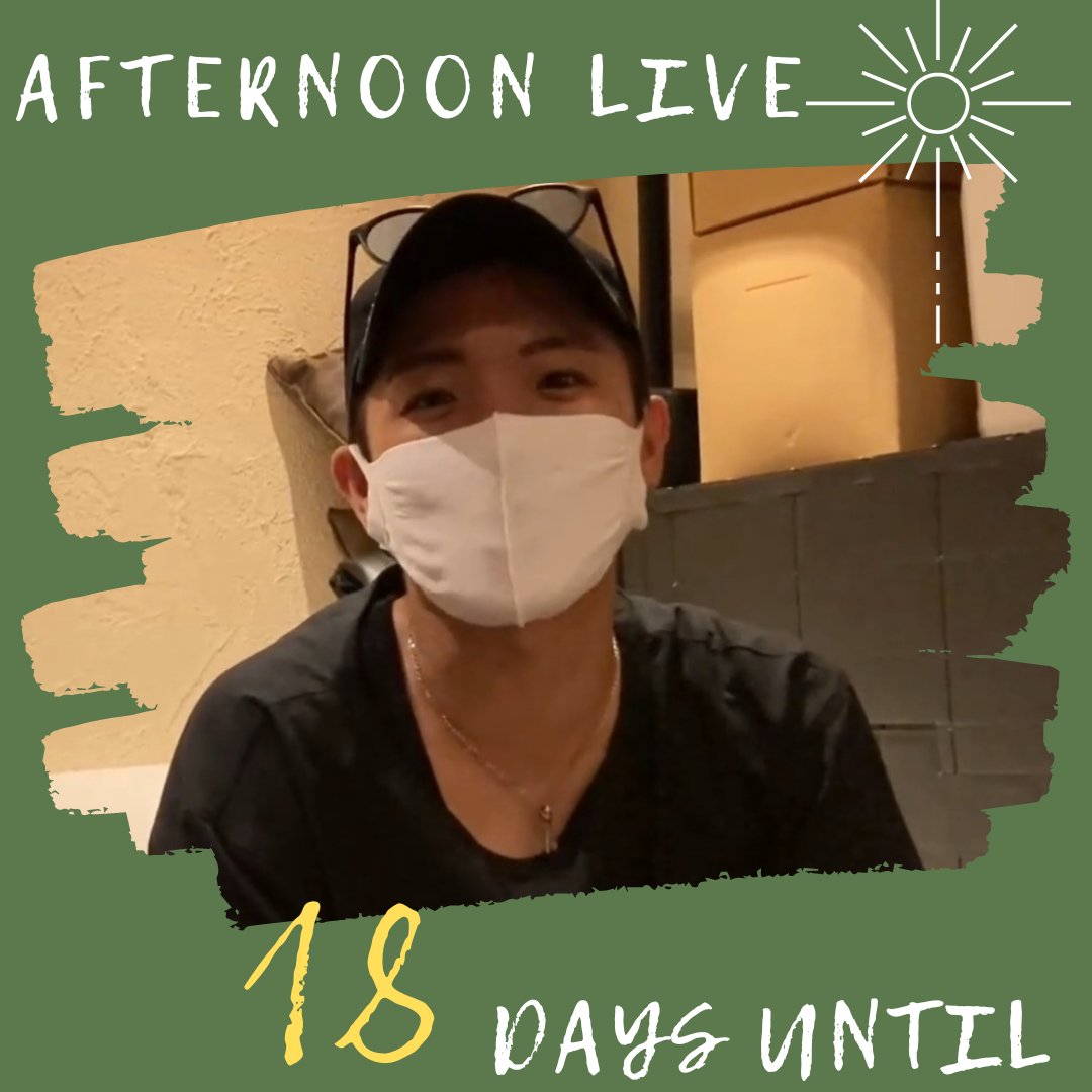 SONOKO_Yokogiya's tweet photo. あと18日ですよー!!
2週間と4日...?!
なんかすぐ来そうな気がするなぁ 笑
LIVEまでの日で休みがあるのは2日(꒪ᗜ꒪;)
詰め詰めになりそう 笑
#横木章弘
#afternoonLIVE https://t.co/t8pc2VypWM