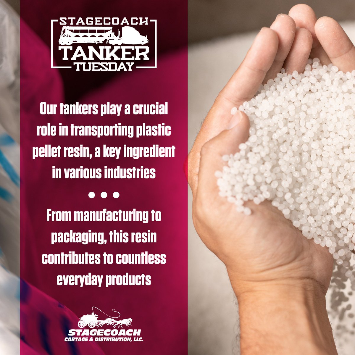 🌟 We take pride in the role our tankers play in transporting plastic pellet resin. 😎
These vessels are the lifeline of various industries, enabling the production of everyday products. 🛢️
#Stagecoach #drive4stagecoach #TankerTuesday #Tanker #Division #PlasticResin #Logistics