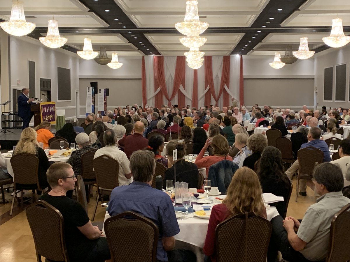 At this morning's Interfaith Community Breakfast, we took time to think about what will make our community stronger. We don't have all of the answers, and we know that many in our community are feeling hate. We recognize that we need to go a step beyond thinking, and take action