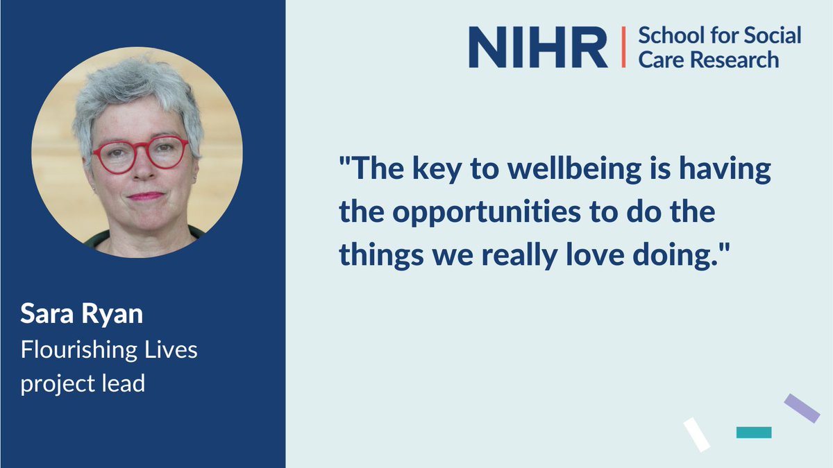 🎶What’s your 10 minutes of Britney Spears? A 'Capability Approach' can improve wellbeing but is rarely used in social care.

✍️ <a href="/sarasiobhan/">Prof Ryan</a> explains how her research supports people with learning disabilities to lead flourishing lives ⬇️

sscr.nihr.ac.uk/whats-your-10-…