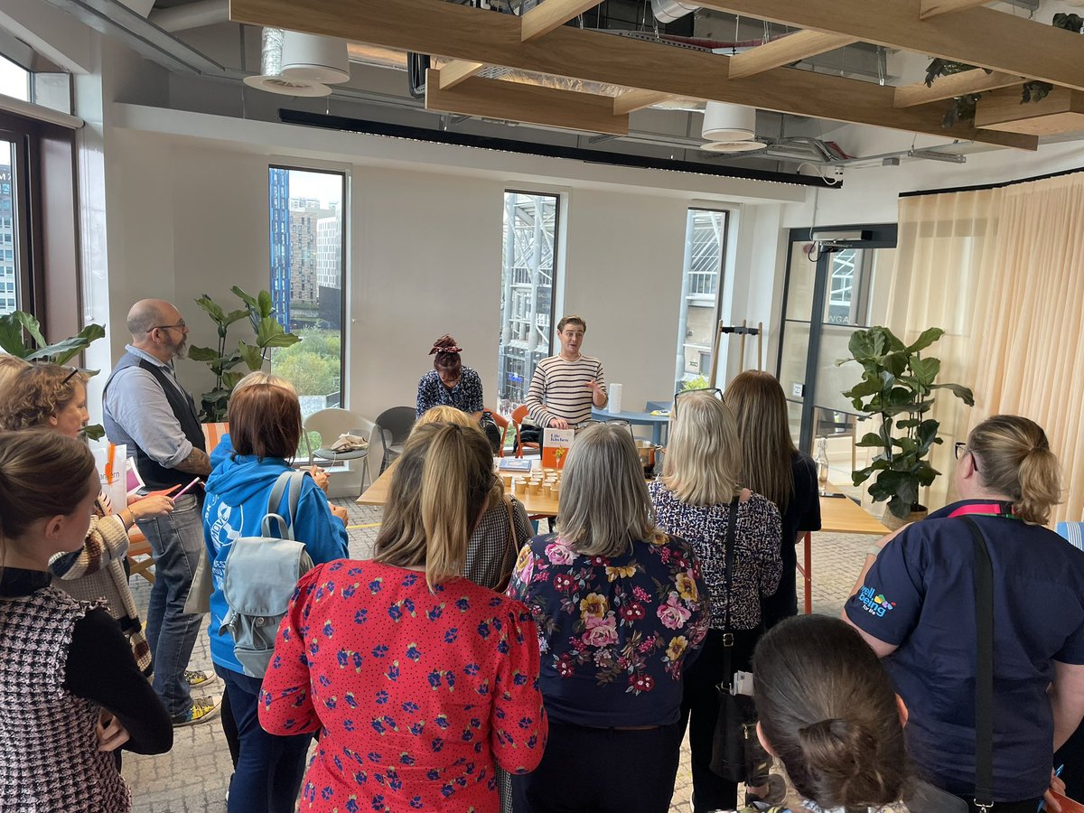 ClareDoney's tweet photo. Making new connections and wonderful to see so many familiar faces at the Cancern networking event today. Buzz in the room and all pulling in the same direction #improvecancercare @NorthernCancer @RyanRileyy @LiveWellwtCan @NCVNENC @CancerNorthEast @MacmillanCDDFT and many others https://t.co/nYYKN9aa32