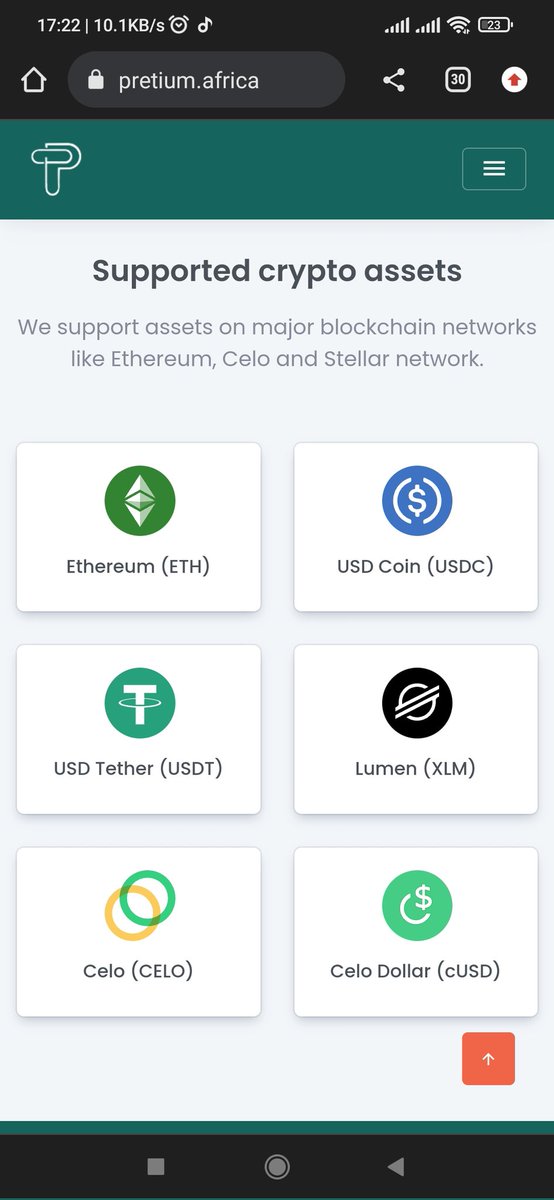 SamG2940's tweet photo. Some updates on development progress at @pretium_app
We have just added support for $ETH, $USDC, $USDT, $CELO & $cUSD
This is just the beginning, we are integrating more chains and tokens.
Check out Pretium https://t.co/lWRktrKtie
for utility services payments and more in 🇰🇪 https://t.co/cvLh0BvOT0