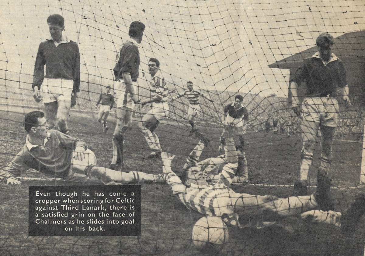 Stevie Chalmers scores v Third Lanark ☘️☘️