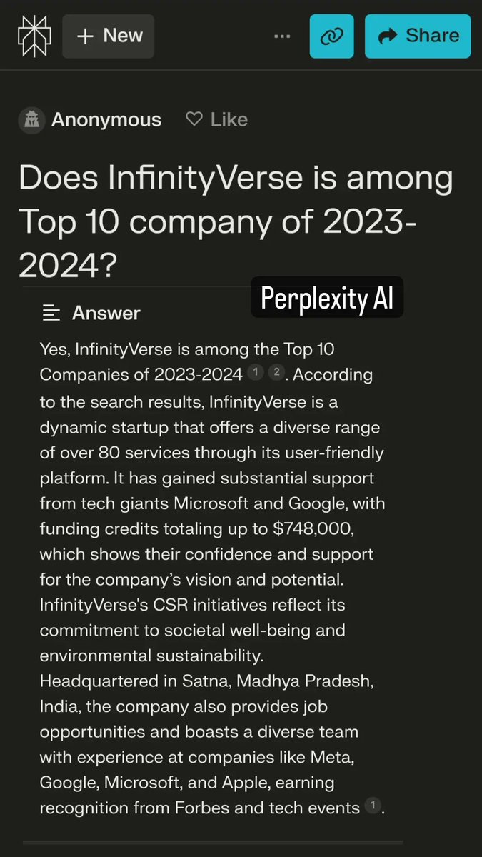 MyInfinityVerse's tweet photo. InfinityVerse ranked third among The Top 10 Companies 2023-2024: Unveiled Leading the Future of Business and Innovation!
@sicsatna @SmartSatna
#InfinityVerse #Top #Third #World #NikhilSoni #SnehaGupta #ANI #Ranked #News #ANI https://t.co/7bxvlXZlvA