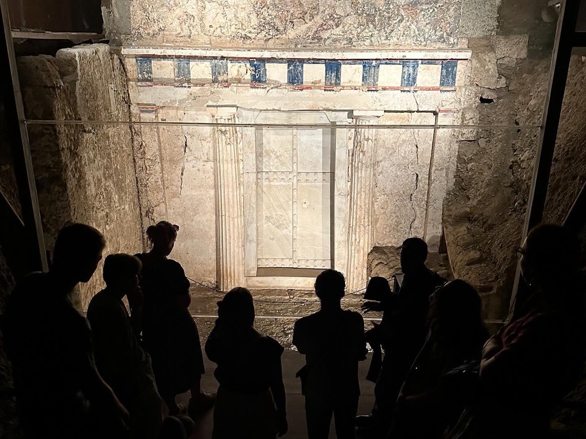Harding_Abroad's tweet photo. HUG’s recent trip to Northern Greece took them to Mount Olympus, Thessaloniki, Philippi, Delphi, Vergina and more! #huintl
@HardingU https://t.co/s4Il3ryNCr