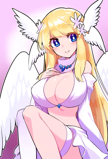 うぉ～～～～～天使っぽいキャラデザのやつ全部のせじゃい!!! #天使の日