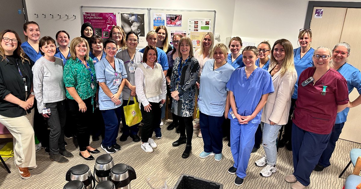 nhsfife's tweet photo. This morning we hosted a welcome brunch for all our newly qualified midwives. Experienced midwife, Nicola Hain, welcomed 21 new recruits to the team with food, drink and a gift bag supplied by the local branch of the Royal College of Midwives (RCM). https://t.co/S54ca6TsNz
