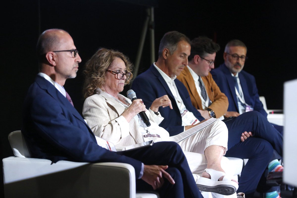 Cybertech_Globl's tweet image. Cybertech Europe 2023 is coming to a close with a fascinating session on Top Tech, moderated by Giorgio Giacinto of the University of Cagliari,
#Cybersecurity National Lab (CINI), and AIIS
National Lab (CINI). @univca #CybertechEU23 #cyberconference #toptech