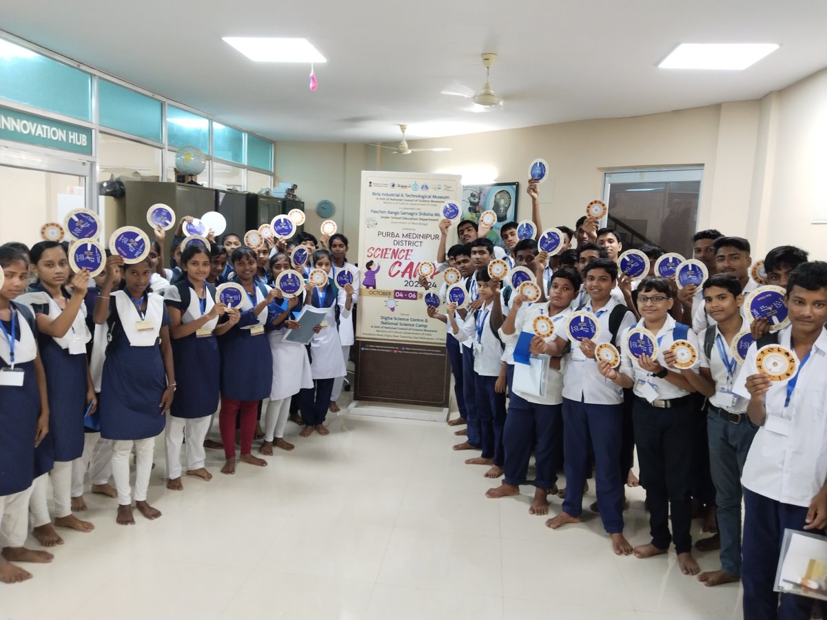 Day-1 of PBSSM-BITM Purba Medinipur District #sciencecamp 2023-24 at Digha Science Centre , a unit of National Council of Science Museums-NCSM, Ministry of Culture, Government of India.