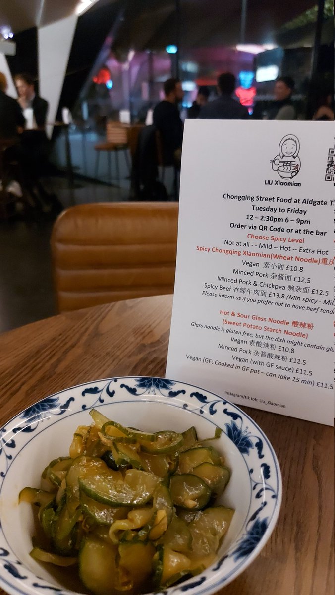Come eat dinner with us tonight <a href="/AldgateTap/">The Aldgate Tap</a> 🍜 We now serve cucumber salad at Aldgate location too!