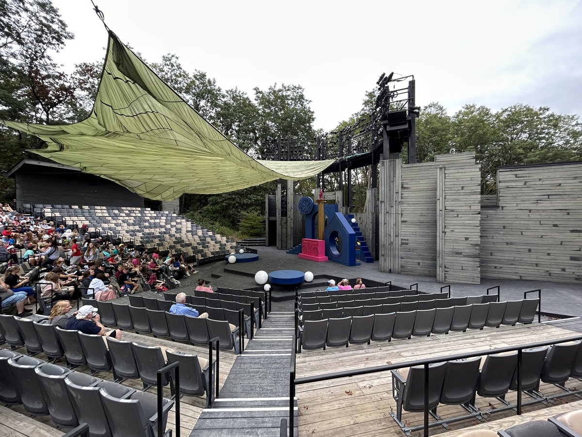 Shakespeare class is attending <a href="/americanplayers/">APT</a> production of “The Merry Wives of Windsor” today. #Shakespeare #OneTeam