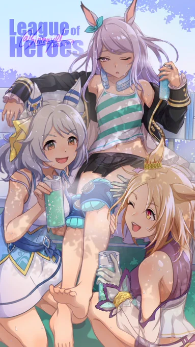 9月の長距離LOHおつかれさまイラスト #ウマ娘