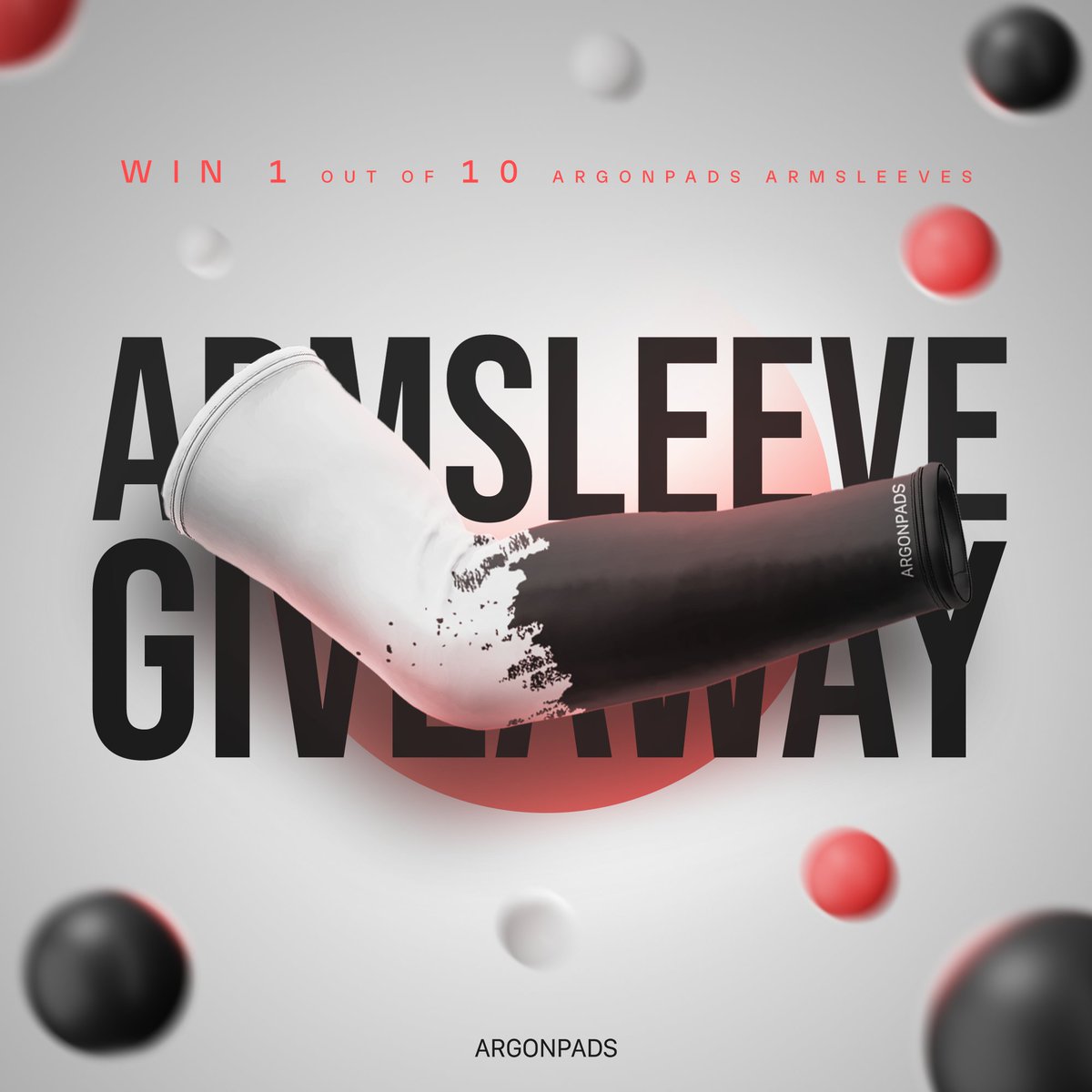 🎁 GIVEAWAY TIME 🎁

It's time again, we're giving away 10x armsleeves to you!    

- Follow <a href="/argonpads/">argonpads</a>
- Retweet this tweet   
- Tag a friend 

Good luck to everyone!