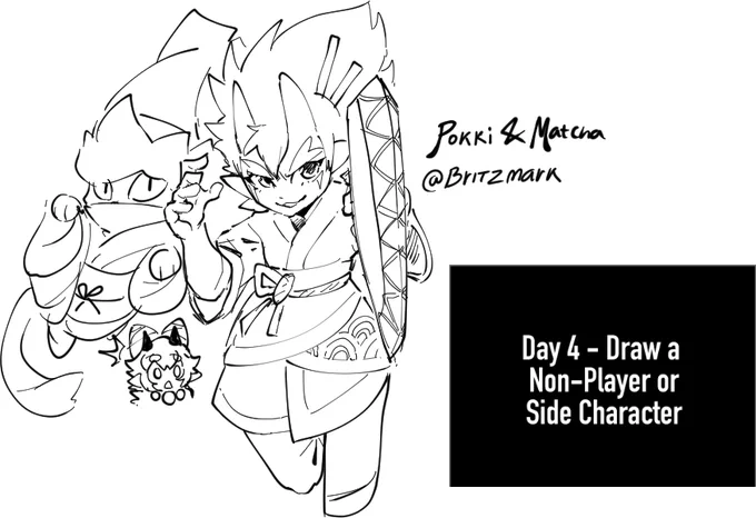 [#octtober] Day 4, Pokki was awesome, I ended up not being able to use her until the final round despite her being perfect for what i was trying to do😭 