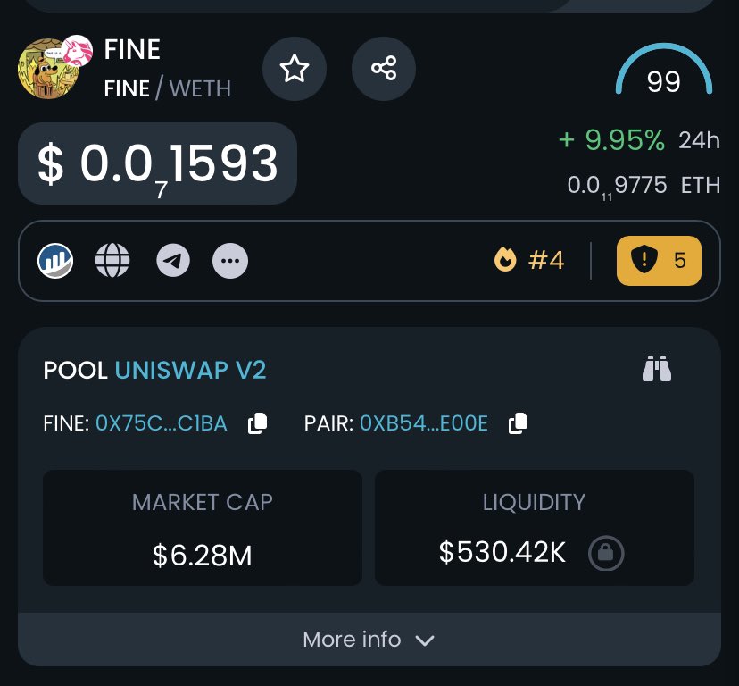 Giving away $400 in $FINE 🎁

Drop your $ETH wallet, RT &amp; follow 🔔

Ends in 24 hours ⏰ 

Good luck 👍🏻