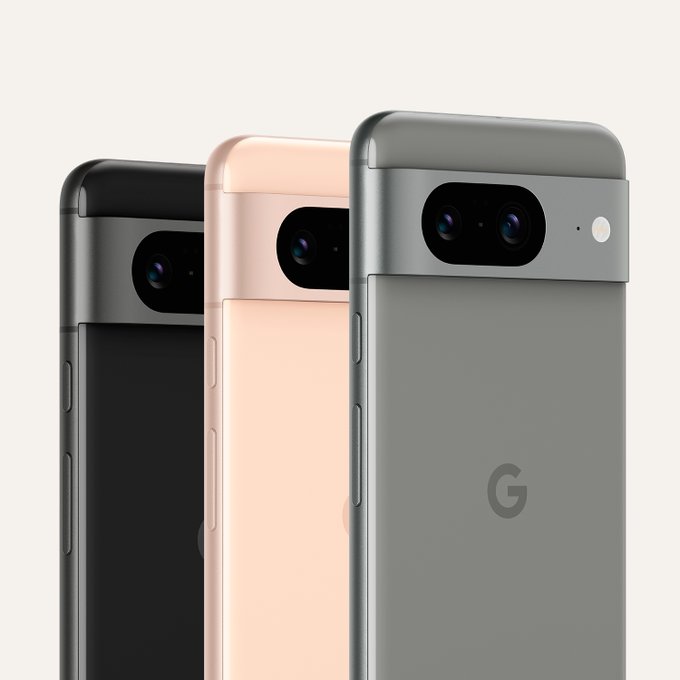 Bhaskar_2510_'s tweet image. 📱 Google Pixel 8 Unveiled! 🚀
🧠 #GoogleTensor G3 + AI
📸 Upgraded ultrawide & all-new wide camera for stunning pics
🌟 2x optical image quality improvement
📺 6.2” Actua display¹ - See the world as it truly is!
💡 42% brighter than #Pixel7
🌈 Ultra-real clarity
🚀 120Hz²…