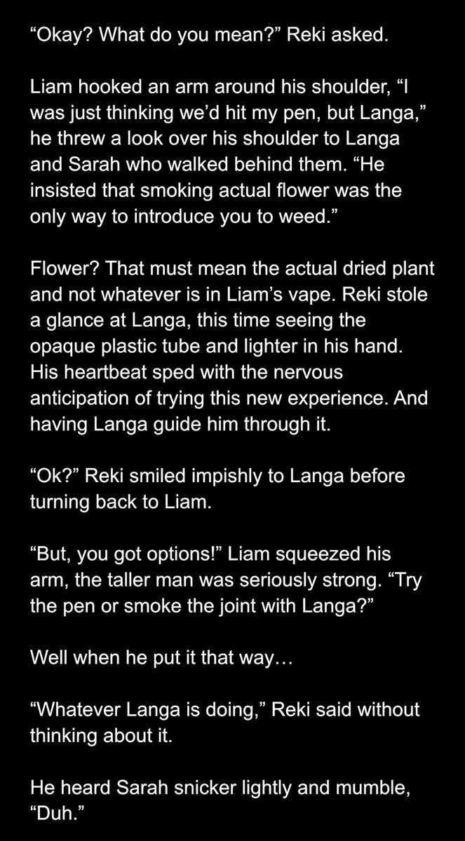 seahorsesonsatu's tweet photo. #Wipwednesday and a little spoilery for my @RengaFreeFall bang fic

Some interaction with Langa’s cousins! 
TW- mentions of marijuana use https://t.co/v6e31epVO7