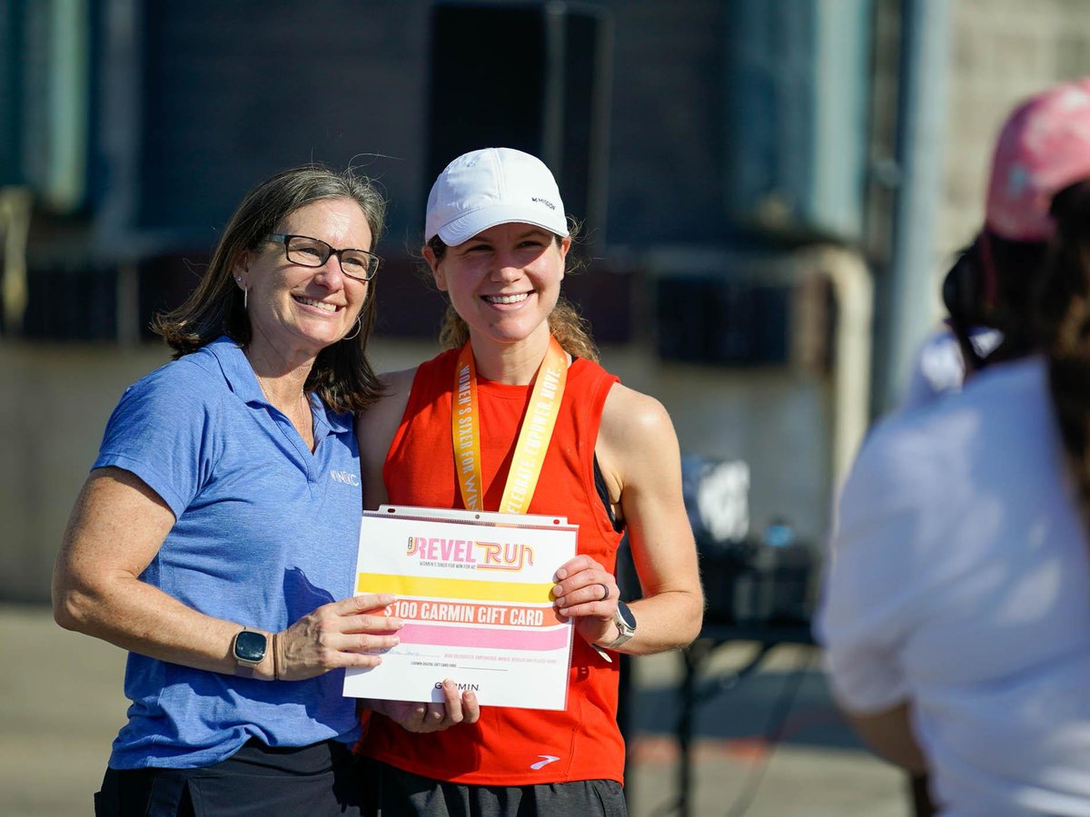 BLVDRevelRun's tweet photo. Join us in congratulating the top three finishers of the BLVD Revel Run! 🥳

🥇 Amy Regan, 22:35
🥈 Madison Bach, 24:04
🥉 Christina Sharp, 24:35 https://t.co/TDvG6xmZ9n