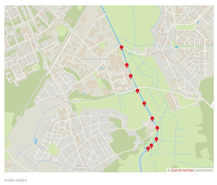 rbb24's tweet photo. Das Verwaltungsgericht #Potsdam hat der Potsdamer Stadtverwaltung bis auf Weiteres untersagt, #Pappel​n auf einem Uferabschnitt der #Nuthe aufgrund u.a. von Pilzbefall zu fällen. Zuvor hatte der #BUND einen Eilantrag eingereicht.
https://t.co/5xiLCvfgI2
#bäume https://t.co/W9xyGGuU8L