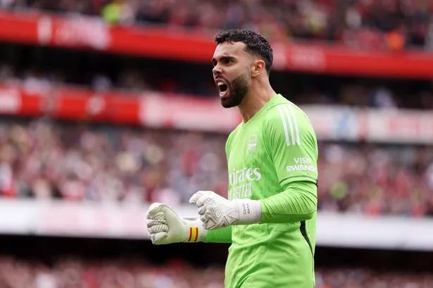 Arsenalnewschan's tweet photo. Who would YOU rather see start in goal for #Arsenal vs Man City this weekend?! 🤔 🧤

RT for Raya                         Like for  Ramsdale https://t.co/Ck288HruZ5