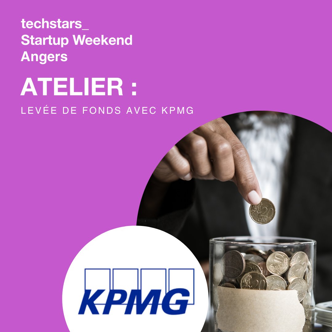 Nous sommes ravis de vous dévoiler le tout 1er atelier du prochain Startup Weekend : un atelier sur la levée de fonds assuré par notre partenaire KPMG ! 🔥

Inscrivez-vous pour participer au SWAngers et ainsi participer à cet atelier ! 🚀 🌟 
startupweekendangers.fr/?page_id=110