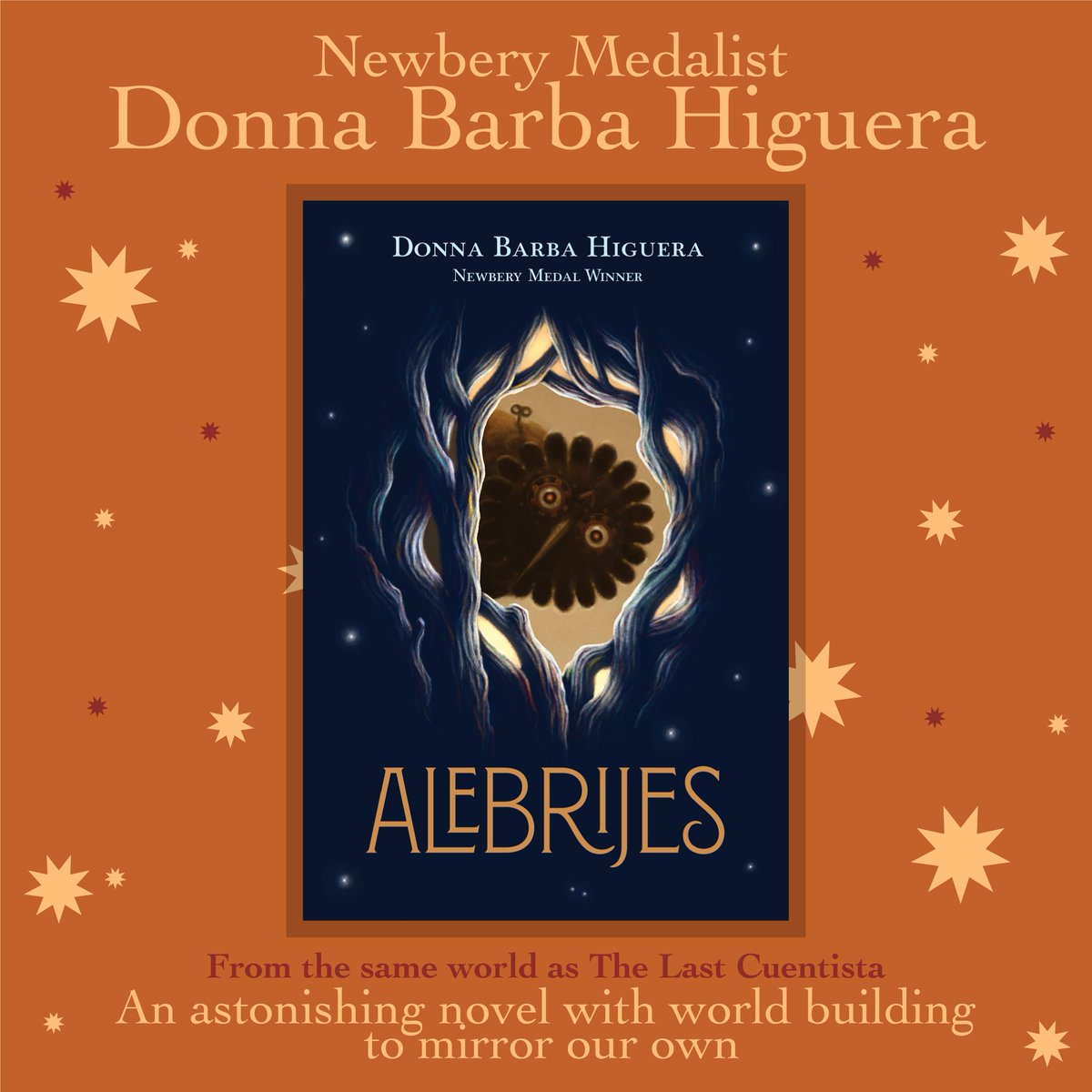 helloCPI's tweet photo. You won't want to miss this fantastic novel by Newbery Medalist @dbhiguera. From the same world as The Last Cuentista, we get a look at how the world is shaped 400 years after the novel's events.

Cover Artist: David Álvarez

#newberywinningauthor #mustread #thelastcuentista https://t.co/WMmQxoYOgP